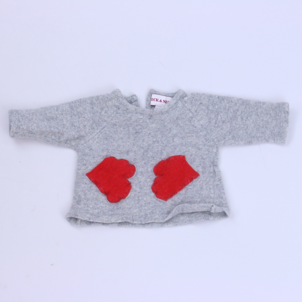 Neck & Neck Girls Gray Sweater size: 0-3 Months